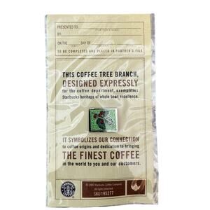 Starbucks Barista Apron Pin Employee Award Brand New